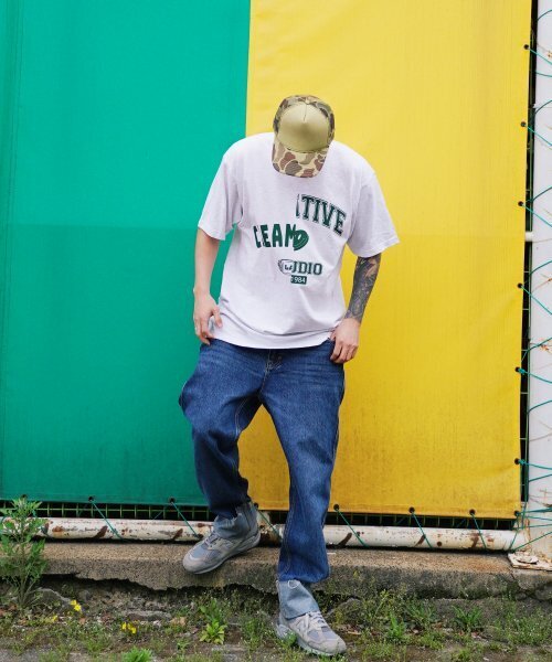 CREAM SODA LAB（クリームソーダラボ）の「1984クリエイティブ半袖Tシャツライトグレーグリーン（Tシャツ/カットソー・メンズ・その他・LARGE/MEDIUM/X-LARGE/XX-LARGE）」の5枚目の写真