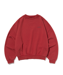 suade（スエード）の「CROPPED WASHED CREWNECK [RED]（スウェット）」