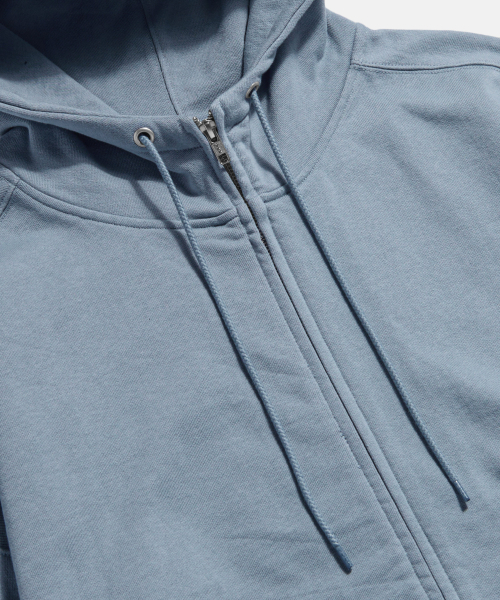 ESPIONAGE（エスピオナジ）の「Ribbed Shoulder Zip-Up Hoodie Misty Blue（スウェット・レディース・その他・LARGE/MEDIUM/X-LARGE）」の5枚目の写真