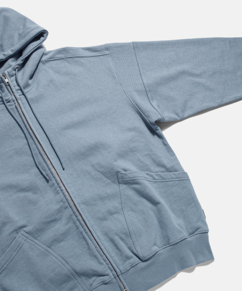 ESPIONAGE（エスピオナジ）の「Ribbed Shoulder Zip-Up Hoodie Misty Blue（スウェット・レディース・その他・LARGE/MEDIUM/X-LARGE）」の7枚目の写真