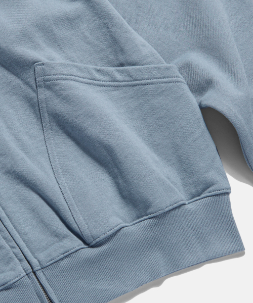ESPIONAGE（エスピオナジ）の「Ribbed Shoulder Zip-Up Hoodie Misty Blue（スウェット・レディース・その他・LARGE/MEDIUM/X-LARGE）」の8枚目の写真