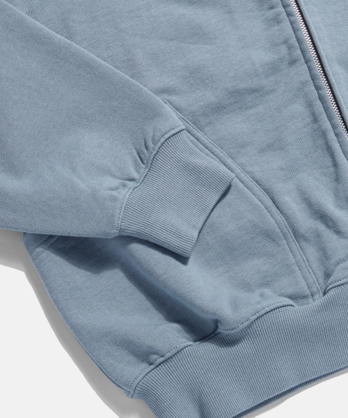 ESPIONAGE（エスピオナジ）の「Ribbed Shoulder Zip-Up Hoodie Misty Blue（スウェット・レディース・その他・LARGE/MEDIUM/X-LARGE）」の9枚目の写真