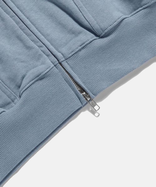 ESPIONAGE（エスピオナジ）の「Ribbed Shoulder Zip-Up Hoodie Misty Blue（スウェット・レディース・その他・LARGE/MEDIUM/X-LARGE）」の10枚目の写真