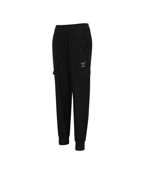 ANEW GOLF（アニューゴルフ）の「W FLEECE MIX SET UP JOGGER L/PT_BK（スウェットパンツ・レディース・その他・MEDIUM/LARGE/XX-SMALL/X-SMALL/SMALL）」の3枚目の写真