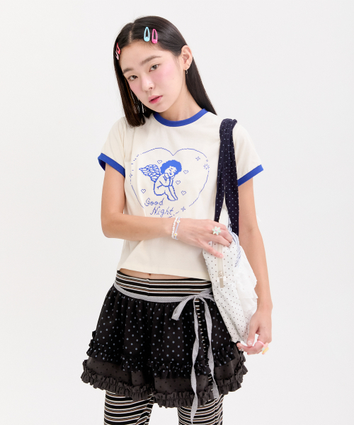 NEFNEF(ネフネフ)の「angel ringer tee_blue(Tシャツ/カットソー・レディース・その他・FREE)」の3枚目の写真