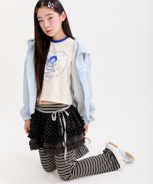 NEFNEF(ネフネフ)の「angel ringer tee_blue(Tシャツ/カットソー・レディース・その他・FREE)」の5枚目の写真