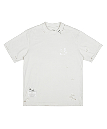 ビビディシャドウスマイルリップティグメント半袖Tシャツ(ヴィンテージホワイト)