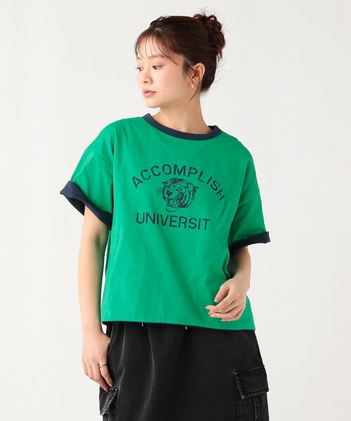 BEAMS HEART(ビームスハート)の「【7/16値下げ】リバーシブル プリント Tシャツ(Tシャツ/カットソー・レディース・ホワイト系その他5/グリーン/イエロー・FREE)」の22枚目の写真