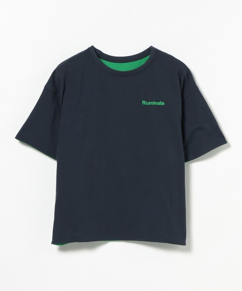 BEAMS HEART(ビームスハート)の「【7/16値下げ】リバーシブル プリント Tシャツ(Tシャツ/カットソー・レディース・ホワイト系その他5/グリーン/イエロー・FREE)」の6枚目の写真