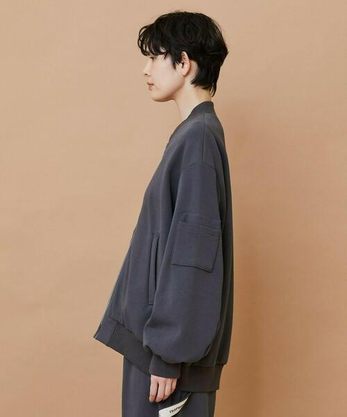 FRAPBOIS（フラボア）の「アクティー ブルゾン（ブルゾン・レディース・ブラック/チャコールグレー・1/2）」の3枚目の写真