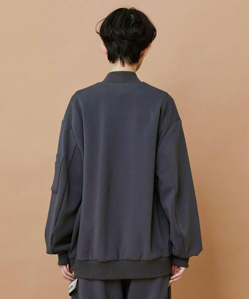 FRAPBOIS（フラボア）の「アクティー ブルゾン（ブルゾン・レディース・ブラック/チャコールグレー・1/2）」の4枚目の写真