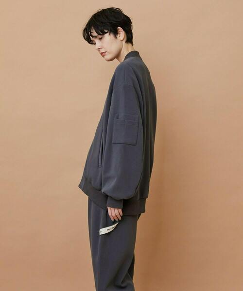 FRAPBOIS（フラボア）の「アクティー ブルゾン（ブルゾン・レディース・ブラック/チャコールグレー・1/2）」の7枚目の写真