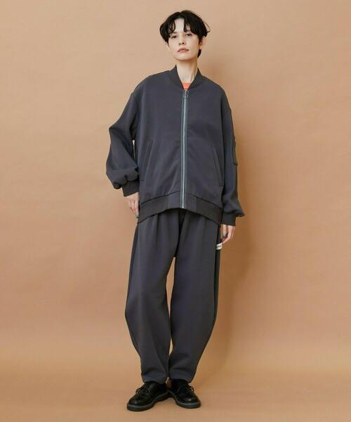 FRAPBOIS（フラボア）の「アクティー ブルゾン（ブルゾン・レディース・ブラック/チャコールグレー・1/2）」の8枚目の写真