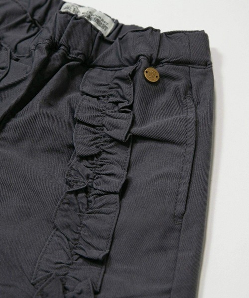 MAKE YOUR DAY(メイクユアデイ)の「ぐいんぐいんのストレッチフリルパンツ■80~140cm(その他パンツ・キッズ・チャコールグレー/アイボリー/オリーブ・90/100/110/120/130/140/80)」の14枚目の写真