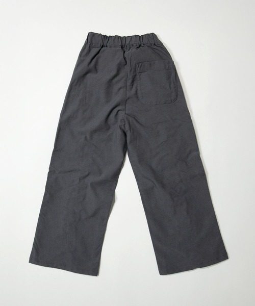 MAKE YOUR DAY(メイクユアデイ)の「ぐいんぐいんのストレッチフリルパンツ■80~140cm(その他パンツ・キッズ・チャコールグレー/アイボリー/オリーブ・90/100/110/120/130/140/80)」の4枚目の写真