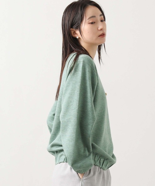 Gready Brilliant(グレディブリリアン)の「ウール混スムースボトルネック裾ゴムニット(ニット/セーター・レディース・チャコールグレー/グリーン・FREE)」の12枚目の写真