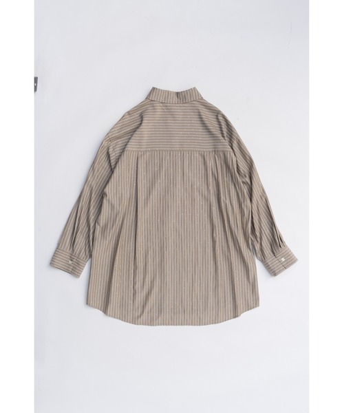 MAISON SPECIAL（メゾンスペシャル）の「Rhinestone Overshirt/ラインストーンオーバーシャツ（シャツ/ブラウス・レディース・ピンク/キャメル/ブルー・FREE）」の16枚目の写真