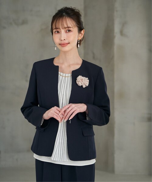 ikka(イッカ)の「【フォーマル対応】フラワーコサージュA(ブローチ/コサージュ・レディース・ホワイト/オフホワイト/グレー/ベージュ・FREE)」の22枚目の写真