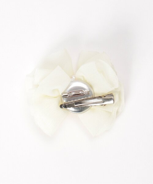 ikka(イッカ)の「【フォーマル対応】フラワーコサージュA(ブローチ/コサージュ・レディース・ホワイト/オフホワイト/グレー/ベージュ・FREE)」の7枚目の写真