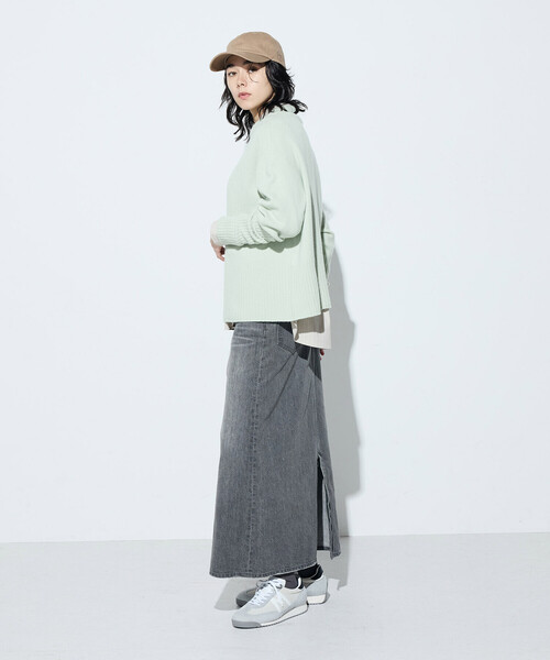COMME CA（コムサ）の「バルキッシュウール プルオーバー（ニット/セーター・レディース・トップグレー/グレイッシュベージュ/ミント・9号）」の15枚目の写真