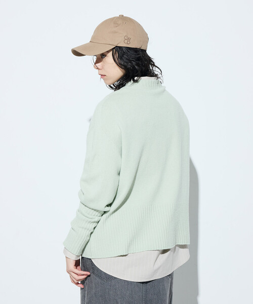 COMME CA（コムサ）の「バルキッシュウール プルオーバー（ニット/セーター・レディース・トップグレー/グレイッシュベージュ/ミント・9号）」の18枚目の写真