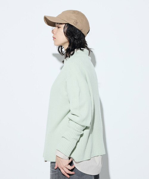 COMME CA（コムサ）の「バルキッシュウール プルオーバー（ニット/セーター・レディース・トップグレー/グレイッシュベージュ/ミント・9号）」の19枚目の写真