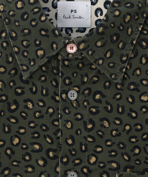PS Paul Smith(ピーエスポールスミス)の「Horseshoes プリントコーデュロイシャツ / 162303 119Z(シャツ/ブラウス・メンズ・オフホワイト/モカ・LARGE/MEDIUM)」の3枚目の写真