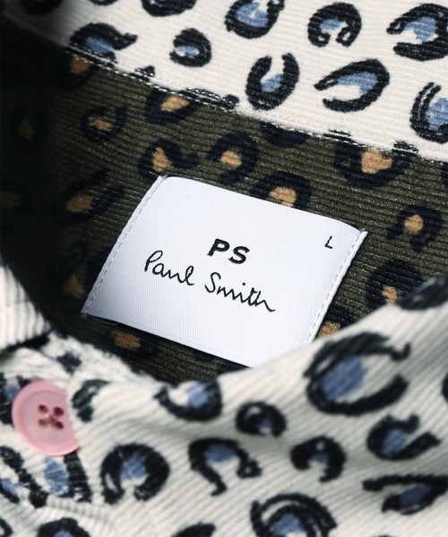 PS Paul Smith(ピーエスポールスミス)の「Horseshoes プリントコーデュロイシャツ / 162303 119Z(シャツ/ブラウス・メンズ・オフホワイト/モカ・LARGE/MEDIUM)」の11枚目の写真