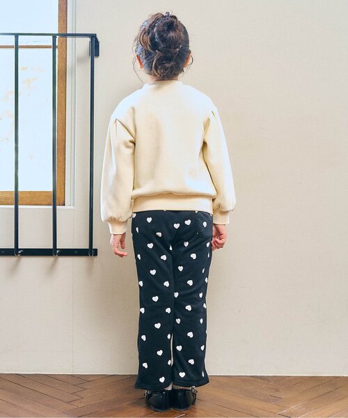 Seraph（セラフ）の「【裏シャギー】モチーフトレーナー（スウェット・キッズ・ブラック/サックスブルー/ピンク/アイボリー・80/90/100/110/120/130/140）」の6枚目の写真