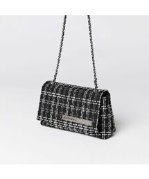 Jumbo Tweed Chain Mini Crossbody Bag
