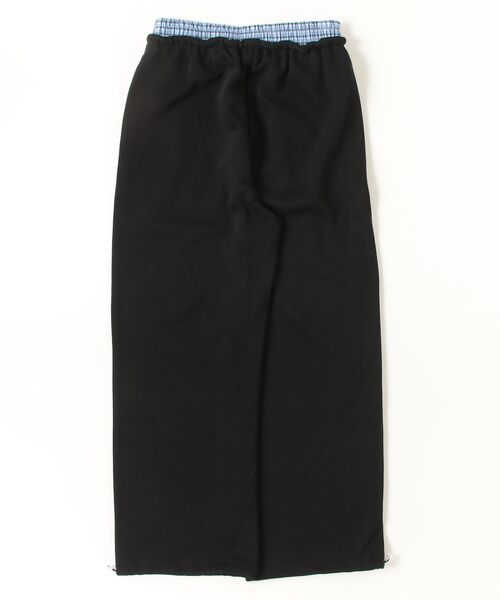 Vini（ヴィニ）の「レイヤードワイドシルエットパンツ（スウェットパンツ・レディース・グレー/ブラック/ネイビー・MEDIUM）」の16枚目の写真