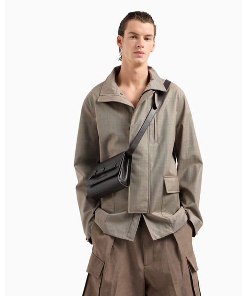 セール】【エンポリオ アルマーニ】フラップ付きショルダーバッグ