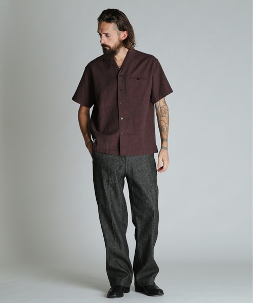 schott(ショット)の「Schott/ショット/NEP DENIM RAW TROUSERS/ネップデニム パンツ(デニムパンツ・メンズ・インディゴブルー/ブラック・30/32/34/36)」の9枚目の写真