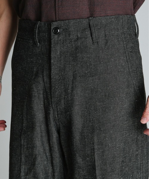 schott(ショット)の「Schott/ショット/NEP DENIM RAW TROUSERS/ネップデニム パンツ(デニムパンツ・メンズ・インディゴブルー/ブラック・30/32/34/36)」の5枚目の写真