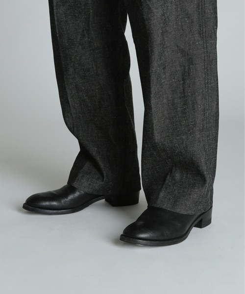 schott(ショット)の「Schott/ショット/NEP DENIM RAW TROUSERS/ネップデニム パンツ(デニムパンツ・メンズ・インディゴブルー/ブラック・30/32/34/36)」の8枚目の写真