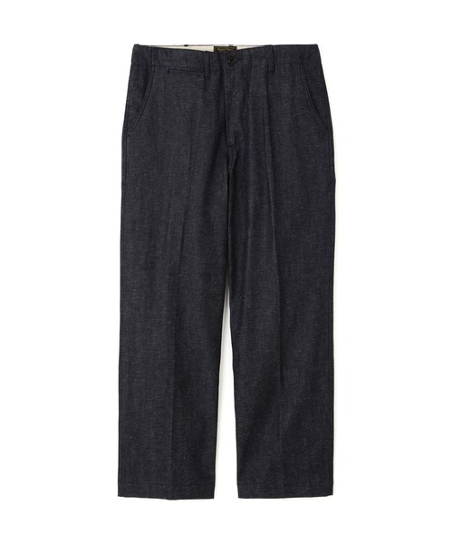 schott(ショット)の「Schott/ショット/NEP DENIM RAW TROUSERS/ネップデニム パンツ(デニムパンツ・メンズ・インディゴブルー/ブラック・30/32/34/36)」の13枚目の写真