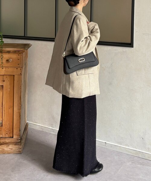 Thevon(ゼボン)の「ツイードテーラードジャケット(テーラードジャケット・レディース・アイボリー/ブラウン・FREE)」の10枚目の写真