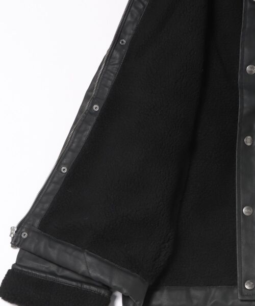 Dickies(ディッキーズ)の「Dickies/ディッキーズ キャンバスパデットフライトジャケット(ミリタリージャケット・レディース・ブラック/ワインレッド・X-SMALL/SMALL/MEDIUM)」の20枚目の写真