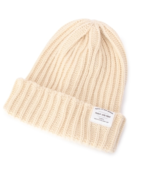 THE SHOP TK (ザ ショップ ティーケー )の「ケーブルニットワッチ(ニットキャップ/ビーニー・メンズ・ブルー/ホワイト/ブラック・00)」の1枚目の写真