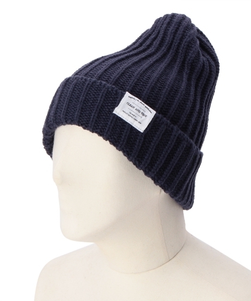 THE SHOP TK (ザ ショップ ティーケー )の「ケーブルニットワッチ(ニットキャップ/ビーニー・メンズ・ブルー/ホワイト/ブラック・00)」の5枚目の写真