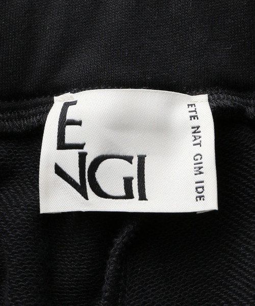 JOURNAL STANDARD（ジャーナルスタンダード）の「【Engi/エンギ】 tuck wide sweat pants（スウェットパンツ・レディース・ブラック/チャコールグレー・FREE）」の9枚目の写真