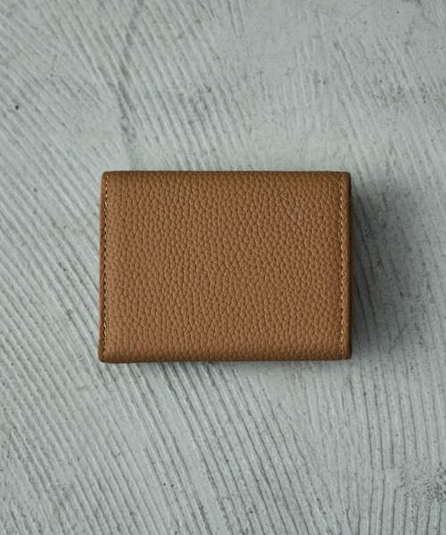 Fashion Letter（ファッションレター）の「エンボスレザー コンパクトミニウォレット 三つ折り財布（財布・レディース・グレイッシュベージュ/ブラック/キャメル・FREE）」の14枚目の写真