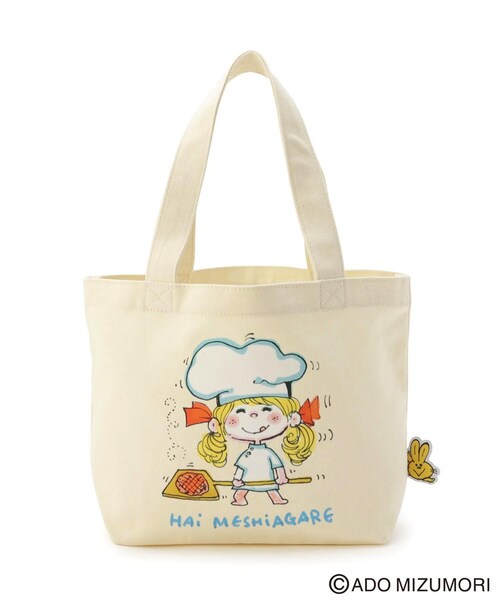 one'sterrace(ワンズテラス)の「【リンネル2月号掲載/ワンズテラス限定】水森亜土 ぴょこっとミニトート(トートバッグ・レディース・レッド系9/イエロー系8/グリーン系その他6・99)」の2枚目の写真