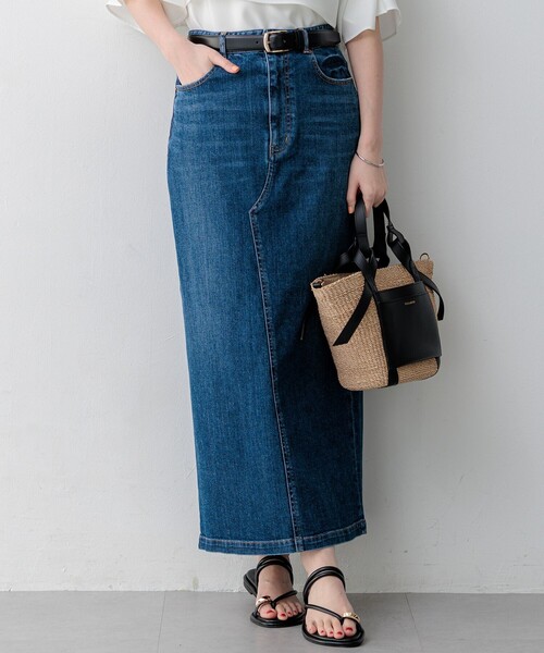 23区DENIM Iライン デニムスカート（デニムスカート）｜23区 L