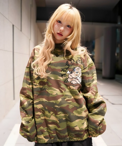 GA×GALFY-安心のサークルロゴクルースウェット（スウェット）｜GALFY