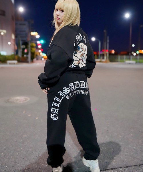 GALFY（ガルフィー）の「【別注】GA×GALFY-安心のサークルロゴクルースウェット（スウェット・メンズ・カモフラージュ/ホワイト/ブラック・L/XL）」の21枚目の写真