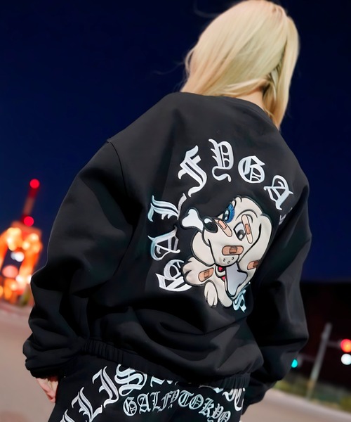 GALFY（ガルフィー）の「【別注】GA×GALFY-安心のサークルロゴクルースウェット（スウェット・メンズ・カモフラージュ/ホワイト/ブラック・L/XL）」の17枚目の写真