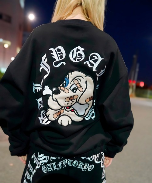 GALFY（ガルフィー）の「【別注】GA×GALFY-安心のサークルロゴクルースウェット（スウェット・メンズ・カモフラージュ/ホワイト/ブラック・L/XL）」の16枚目の写真