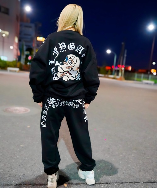 GALFY（ガルフィー）の「【別注】GA×GALFY-安心のサークルロゴクルースウェット（スウェット・メンズ・カモフラージュ/ホワイト/ブラック・L/XL）」の18枚目の写真