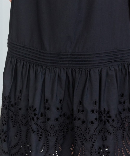 LAVEANGE(ラビアンジェ)の「刺繍レースフレアスカート(スカート・レディース・ブラック/オフホワイト・4L/3L/LL/M/5L)」の20枚目の写真